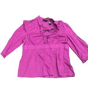 Access/Liz Claiborne long sleeve NWT pink